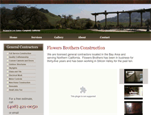 Tablet Screenshot of flowersbrothersconstruction.com